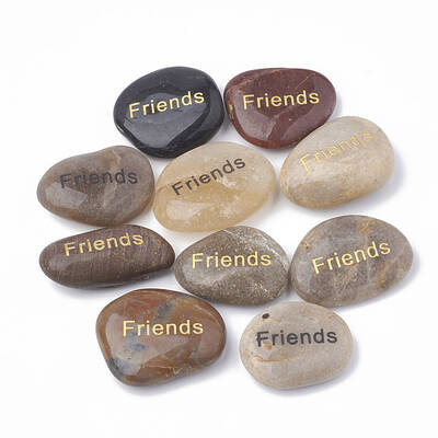 Natural River Stone Palm Stone
