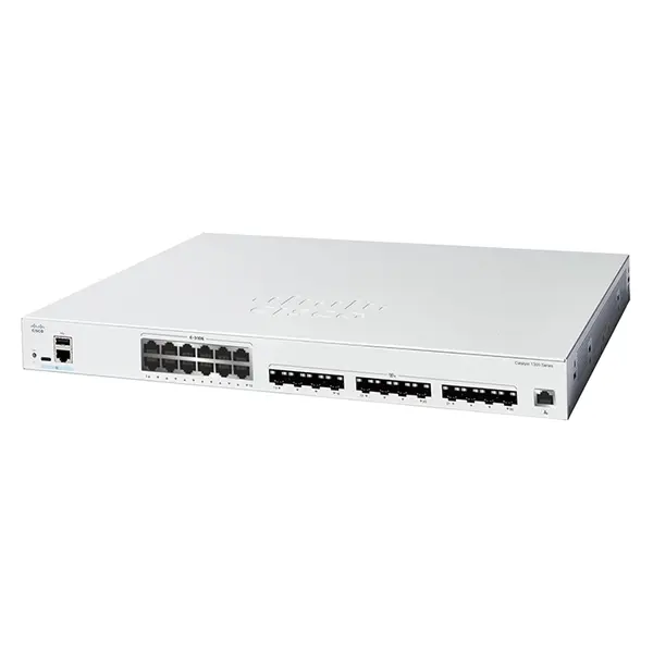 C1300-24XTS-RF Cisco Catalyst 1300 Series 1300-24XTS 12 x 10GbE RJ-45 and 12 x 10GbE SFP+ and 1 x GE Management Port Layer 3 ...