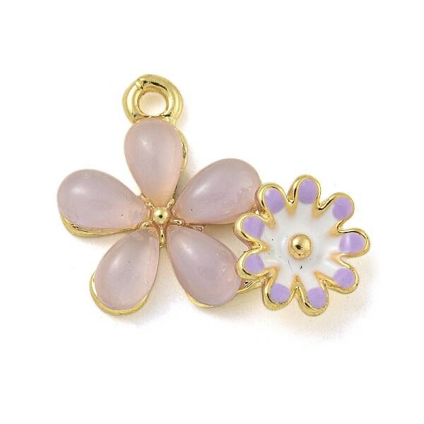 Rack Plating Alloy Enamel Pendants