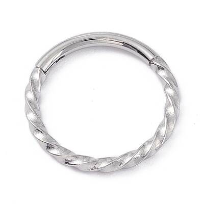 Non-Tarnish Twisted Ring Hoop Earrings for Girl Women