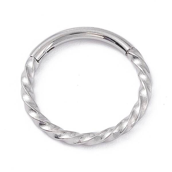 Non-Tarnish Twisted Ring Hoop Earrings for Girl Women