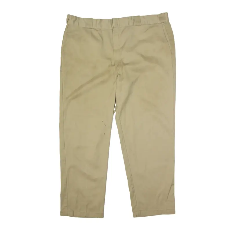 DICKIES Workwear Trousers Beige Regular Straight Mens W42 L30