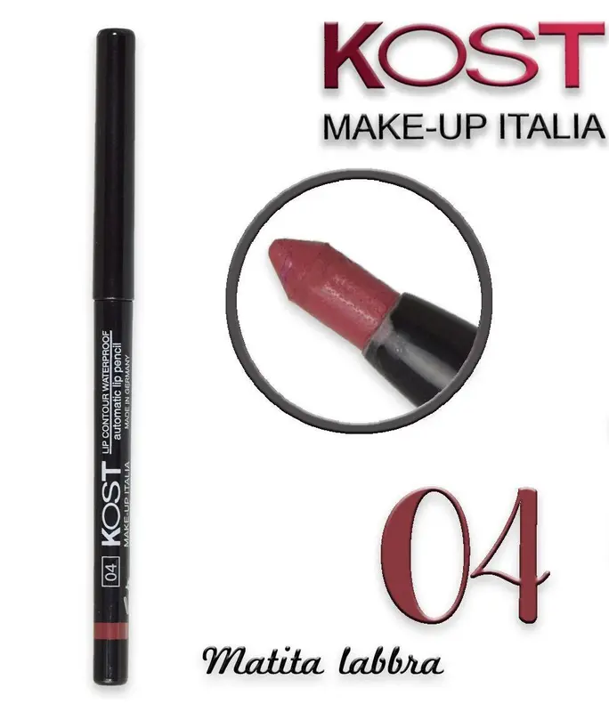Automatic Lip Pencil Waterproof Lip Contour Kost 04