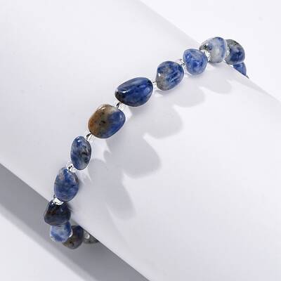 Natural Sodalite Beaded Bracelets for Women