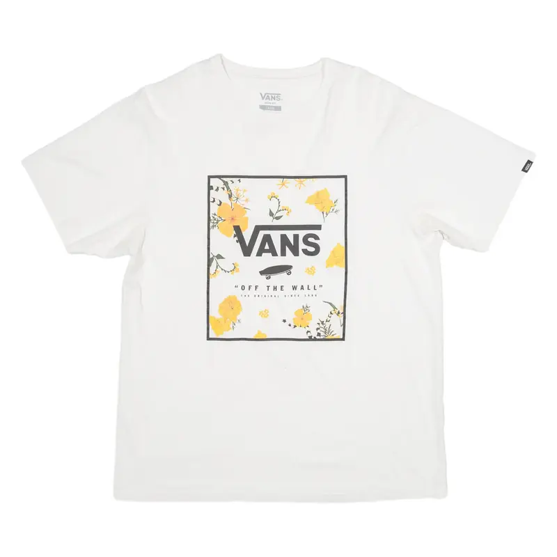 VANS Slim Fit Womens T-Shirt White L