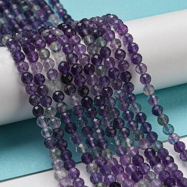 Natural Fluorite Beads Strands