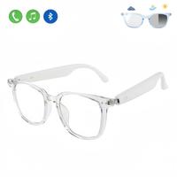 Unisex smart bluetooth glasses, auto-tinting polarized lenses, with speakers and blue light protection, built-in microphone