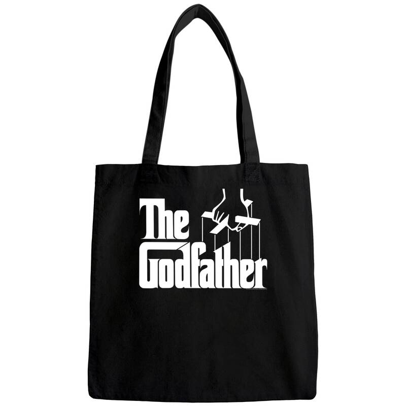 The Godfather Original White Title Logo Bags