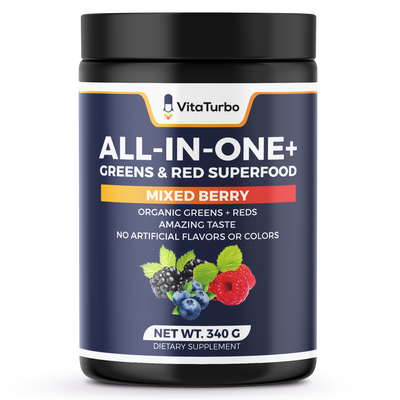 All-in-One Green and Red Superfood+  340 Grams