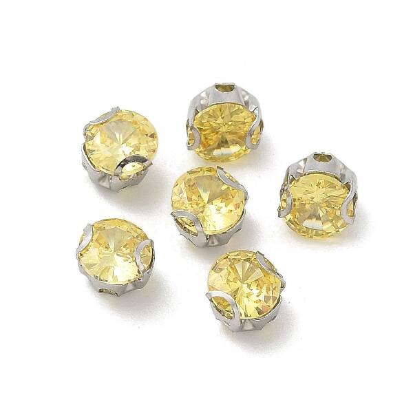Round Stainless Steel Prong Settings
