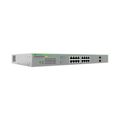 AT-GS950/18PS Allied Telesis GS950 V2 V2 16 x Ports PoE 1000Base-T + 2 x Ports SFP Layer 2 Managed Rack-mountable Gigabit Eth...