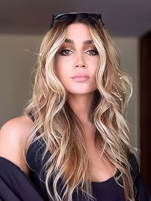 UNice Chic Wavy Hair Balayage Chocolate Golden Blonde Wig