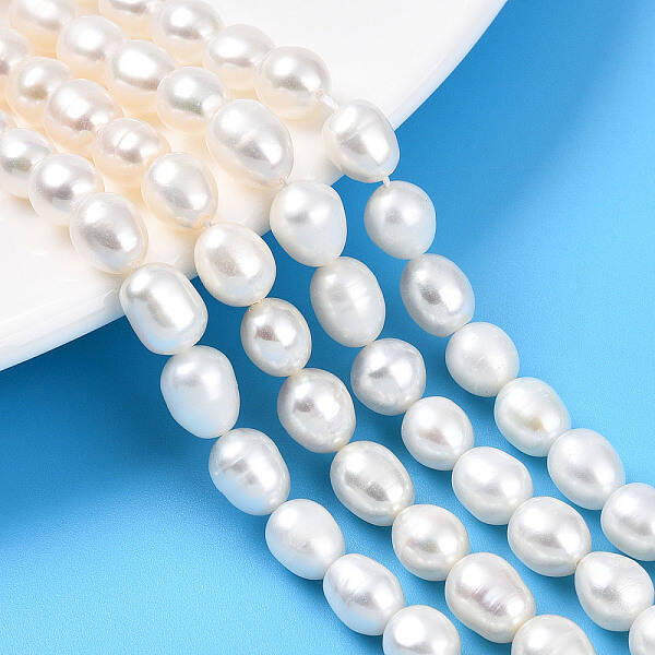 Natural Cultured Freshwater Pearl Beads Strands