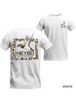 Heybo Outdoors Camo Duck T-Shirt , Flying Mallard Graphic with Camouflage Background , Short Sleeve Hunting Tee for Waterfowl...