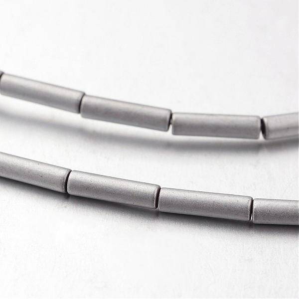Electroplate Non-magnetic Synthetic Hematite Bead Strands