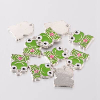 Alloy Enamel Pendants