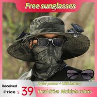 2025 New  Fan     Powered    Long Endurance Lithium Battery Fan  Charging Strong Wind Power Summer Big Edge Sun Protection  M...
