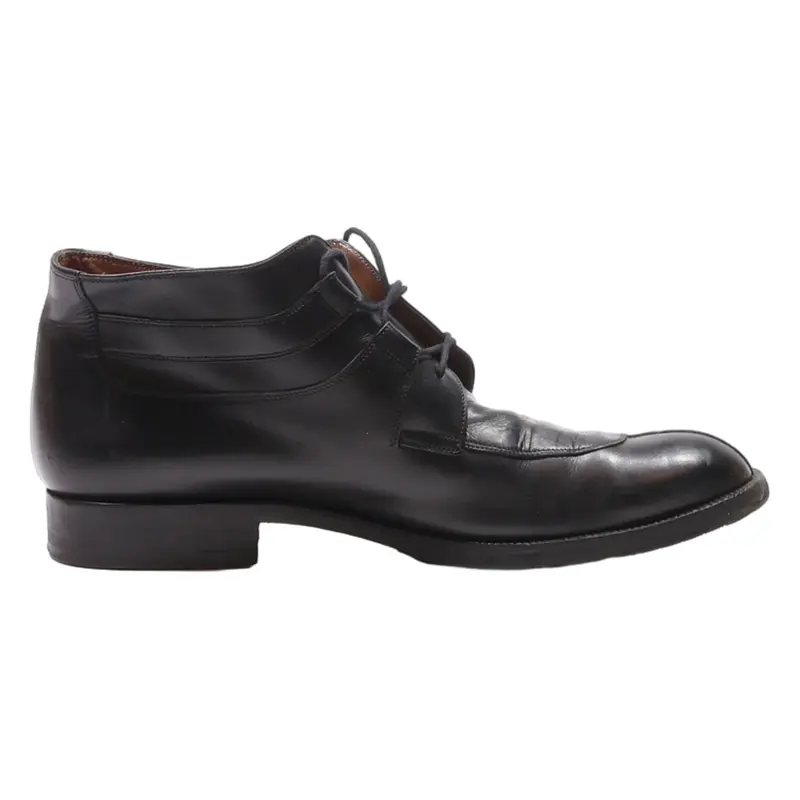 FRATELLI ROSSETTI Lace-Up Boots Black Leather Mens UK 7