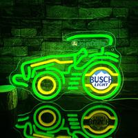 John Deere Busch Light Neon Signs for Wall Decor Neon Lights for Bedroom Led Signs Suitable for Man Cave Bar Pub Restaurant C...