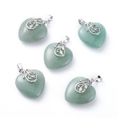Natural Green Aventurine Pendants