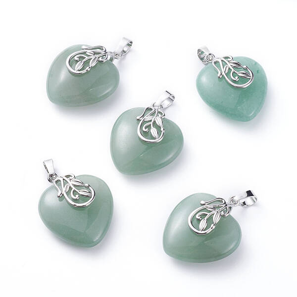 Natural Green Aventurine Pendants