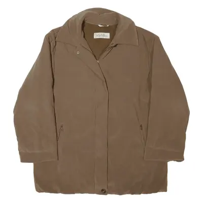 MAX MARA Overcoat Jacket Brown Womens UK 10