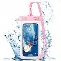 Waterproof Phone Case with Lanyard, Waterproof Phone Bag, Universal Waterproof Protective Cover for Outdoor Swimming Rafting,...