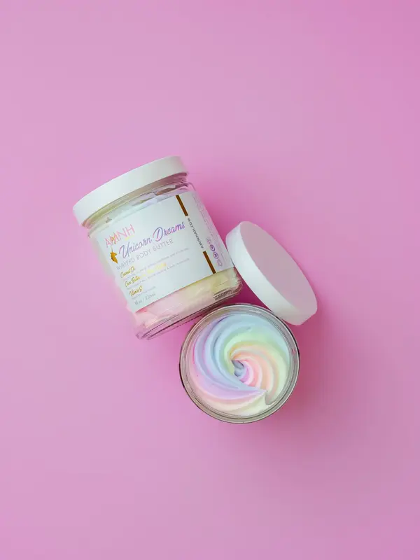 Unicorn Dreams Whipped Body Butter, Shea Blend Moisture for Skin Repair and Care