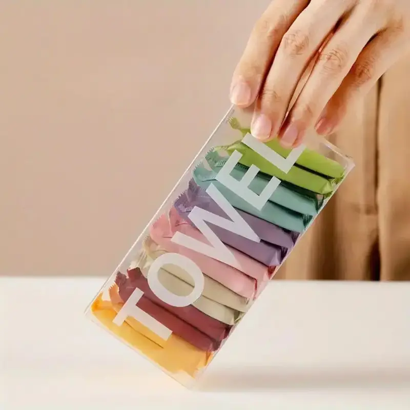 Portable Compressed Disposable Towel, 14pcs Sweet Furniture Portable Travel Towel, Disposable Cleaning Towel, Travel Accessor...