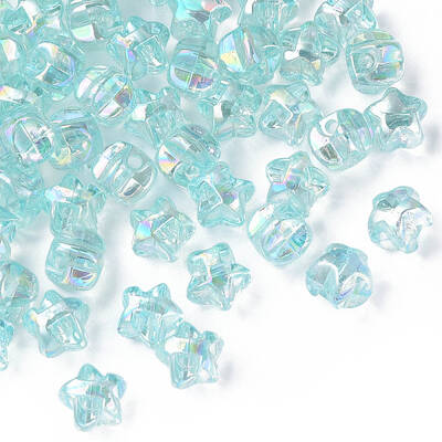 1-Hole Transparent Acrylic Buttons