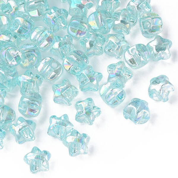 1-Hole Transparent Acrylic Buttons