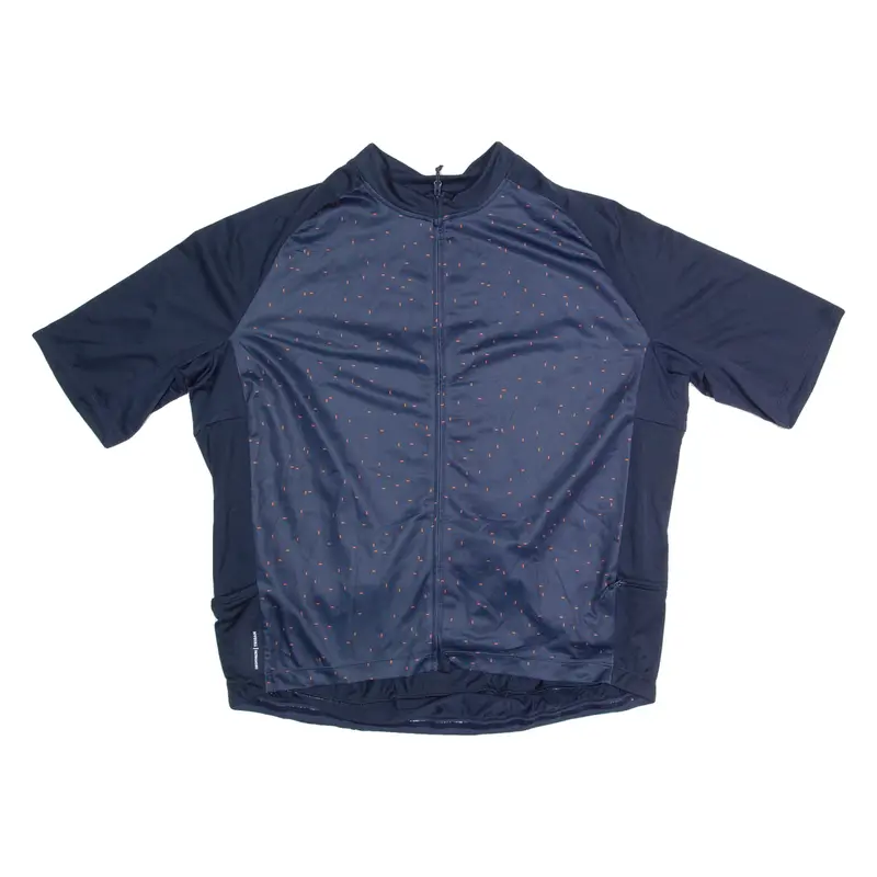 DECATHLON Cycling Zip Up Mens Jersey Blue High Neck XL