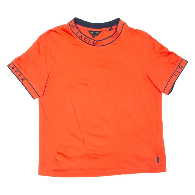 TED BAKER Womens T-Shirt Red M