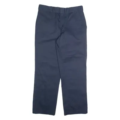DICKIES Chino Mens Trousers Blue Regular Straight W34 L30