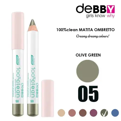 Debby 100% Jumbo Eyeshadow Clean 05 Olive Green