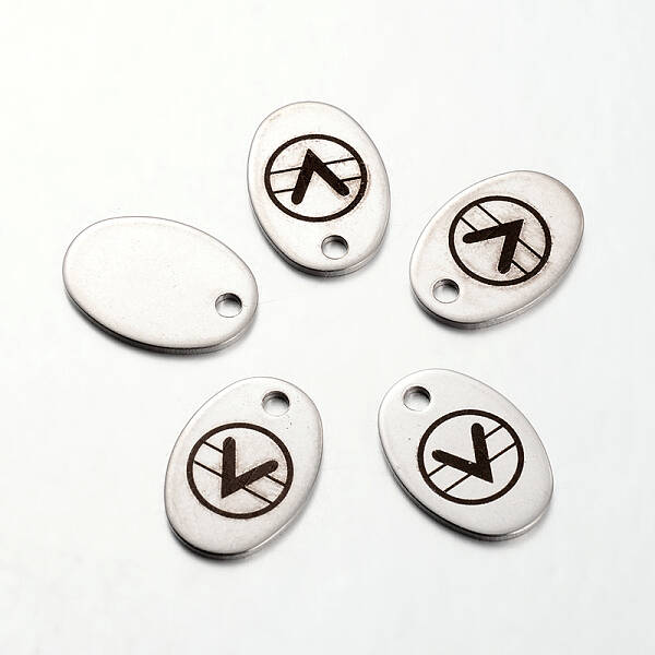 Non-Tarnish Spray Painted Stainless Steel Pendants