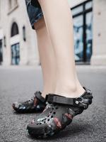 Men's Spaceman Letter Print Clogs, Casual Comfortable Breathable Clogs for Indoor & Outdoor Wear, Fashionable Shoes for Daily...