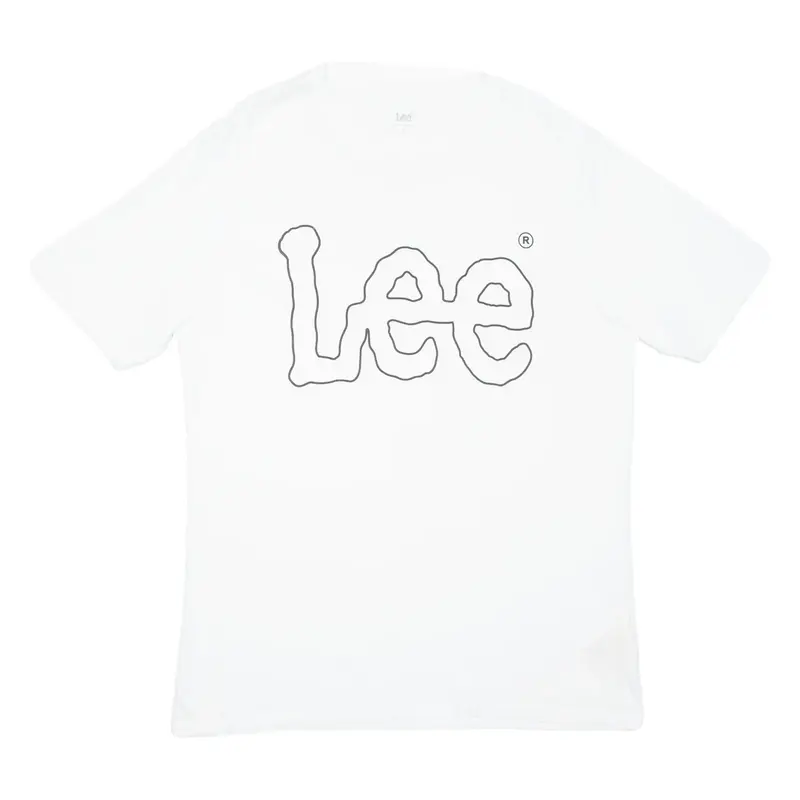 LEE Mens T-Shirt White XL