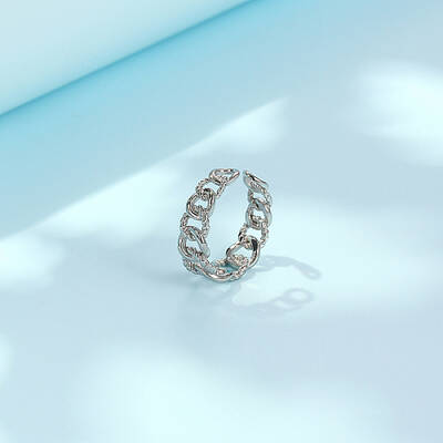 Non-Tarnish Stainless Steel Open Cuff Finger Ring