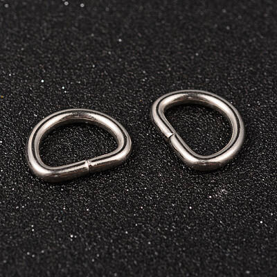 Tarnish Resistant 304 Stainless Steel D Rings