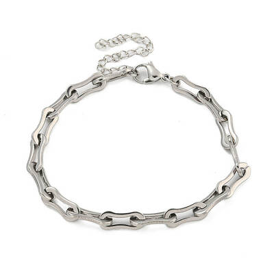 Non-Tarnish 304 Stainless Steel Cable Chains Bracelets for Men & Women