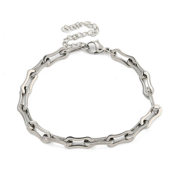 Non-Tarnish 304 Stainless Steel Cable Chains Bracelets for Men & Women