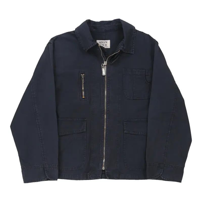 Age 14-16 Armani Junior Jacket - XL Navy Cotton