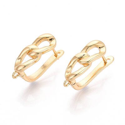 Brass Hoop Earring Findings