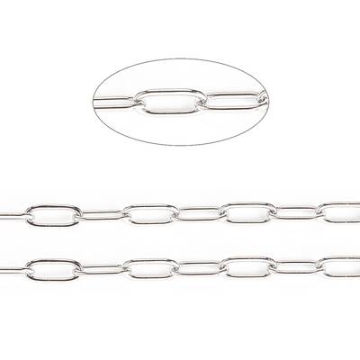 Tarnish Resistant 304 Stainless Steel Paperclip Chains