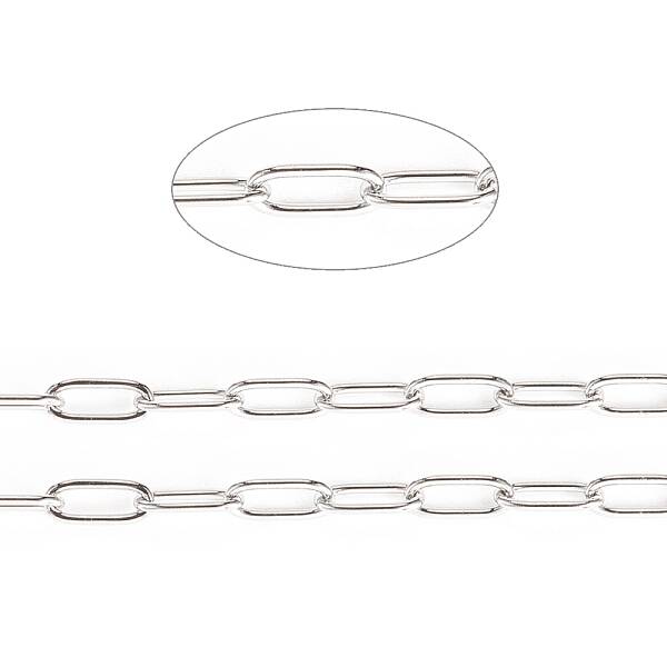 Tarnish Resistant 304 Stainless Steel Paperclip Chains