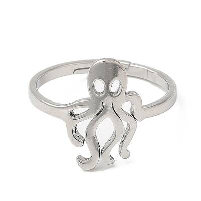 Non-Tarnish 304 Stainless Steel Adjustable Rings