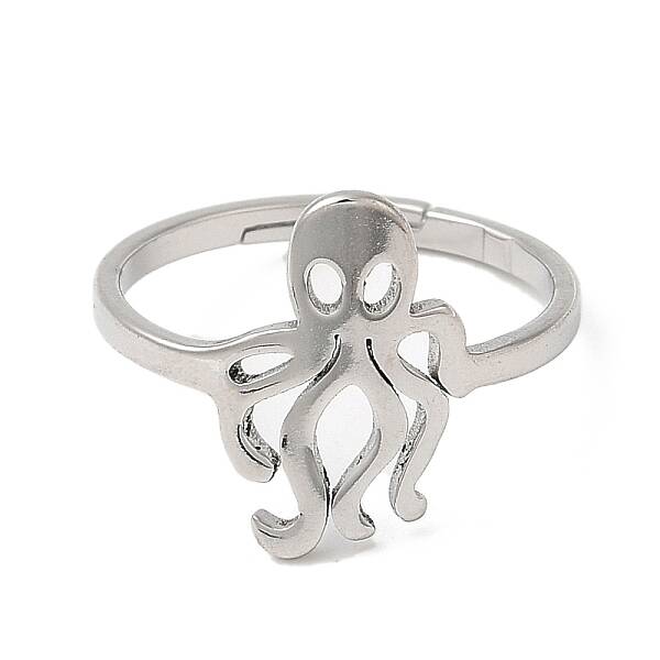 Non-Tarnish 304 Stainless Steel Adjustable Rings