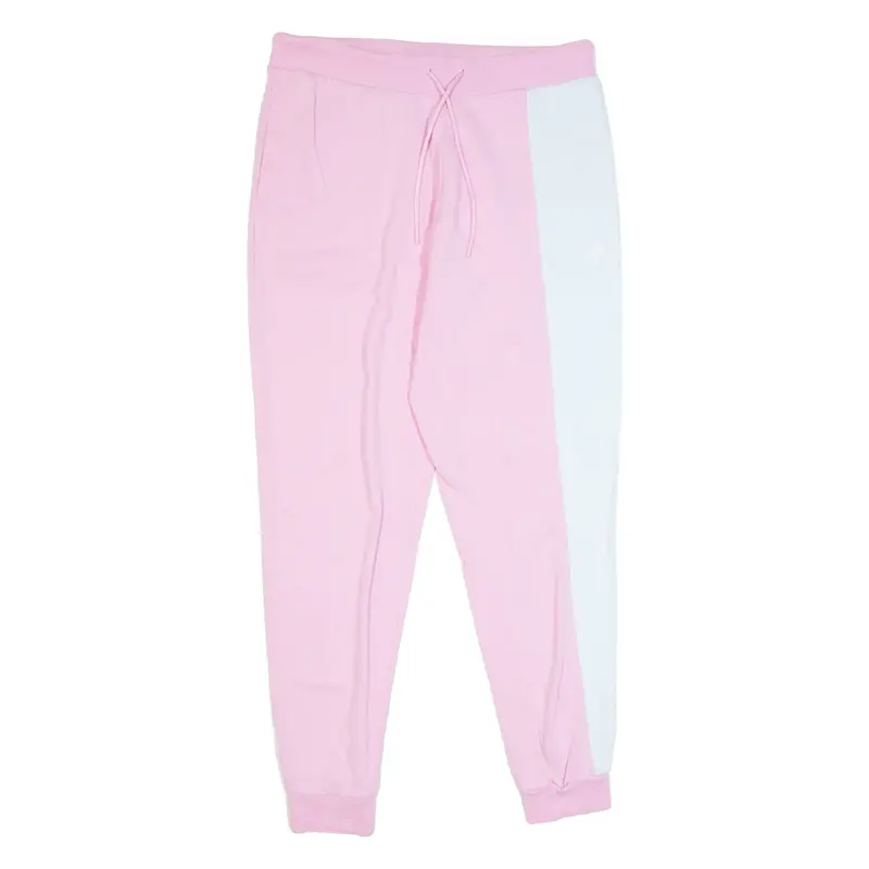 ADIDAS Womens Joggers Pink Tapered L W32 L30