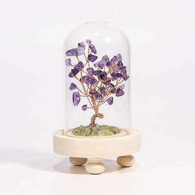 Natual Amethyst Tree Ornaments